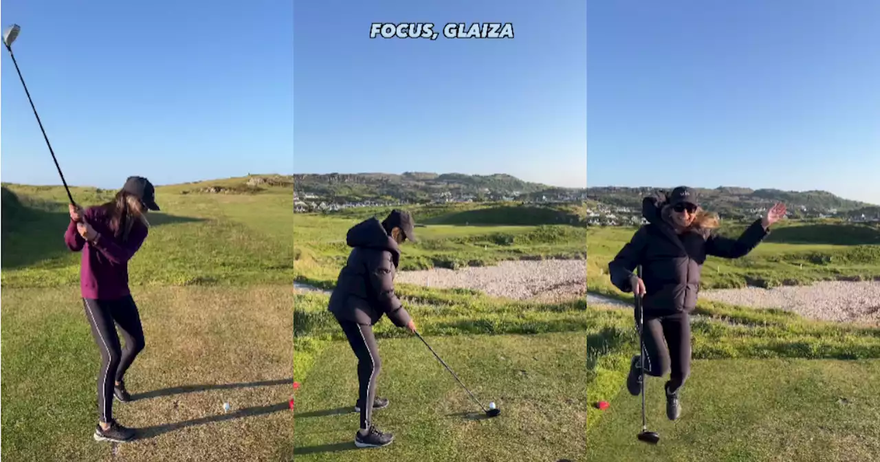 WATCH: Glaiza De Castro tries golfing in Ireland with husband David Rainey