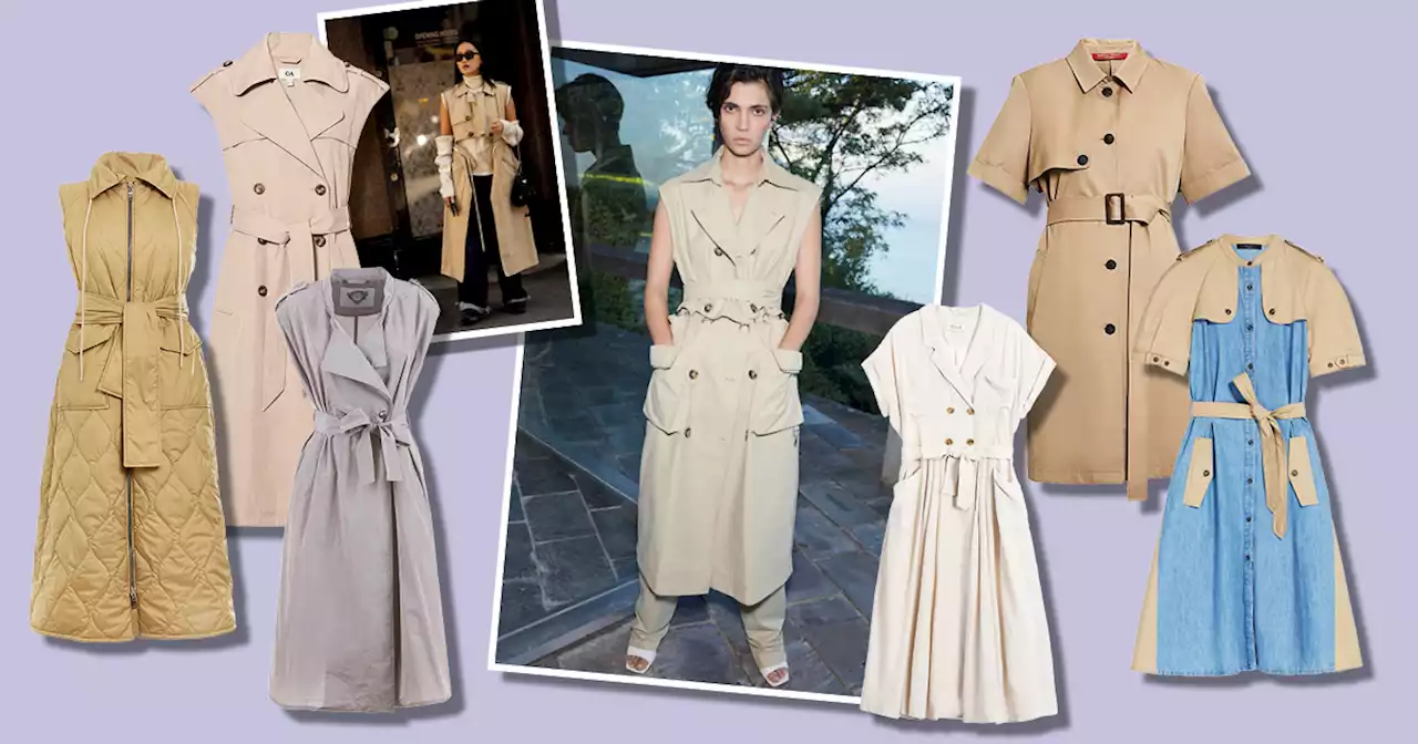 Elegante come un trench, fresco come un abito smanicato