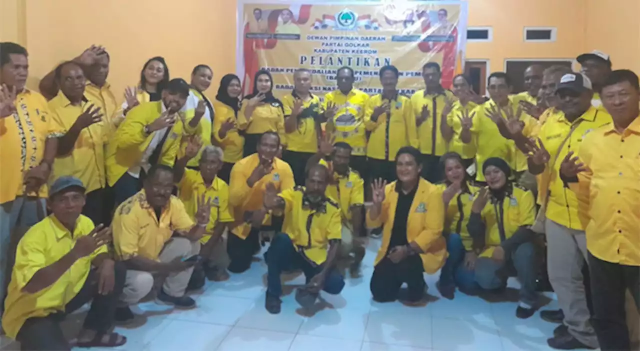 Golkar Keerom Optimis Menang pada Pemilu 2024