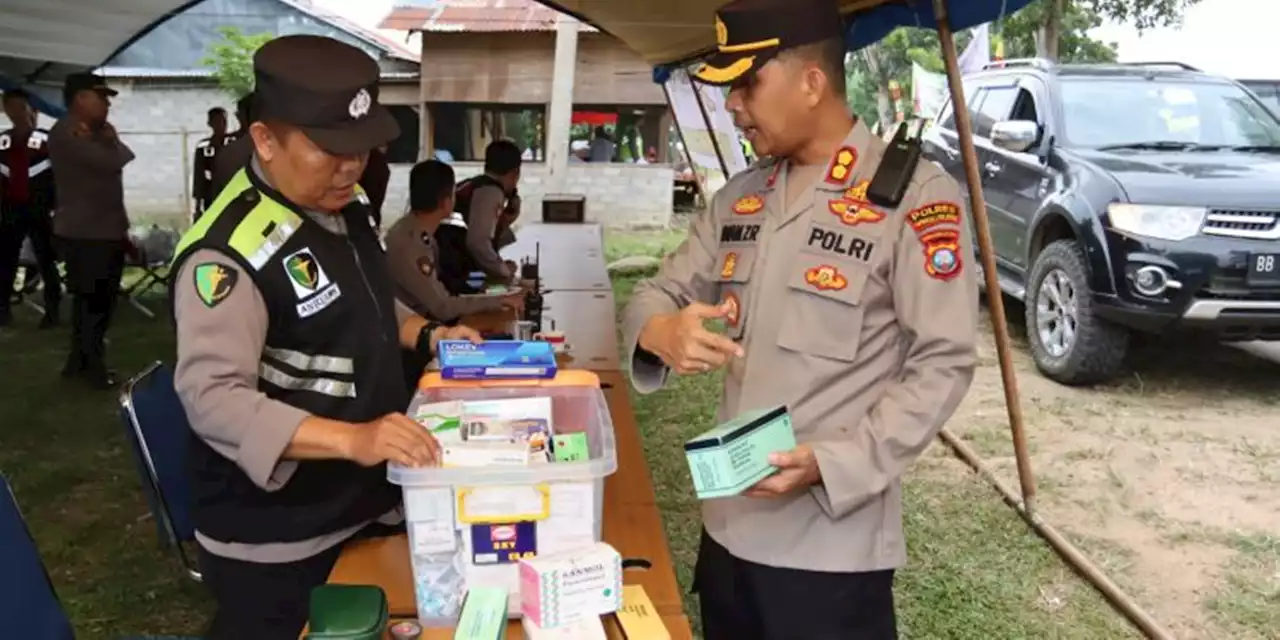 Polres Tapsel Sediakan Posko Kesehatan saat Perayaan Hari Raya Waisak di Candi Bahal