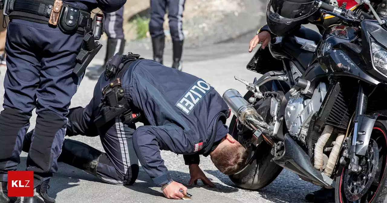 Schladming/Ramsau - Motorrad-Kontrollen: 71 Anzeigen, sechs Abnahmen - und unerlaubte 101 km/h