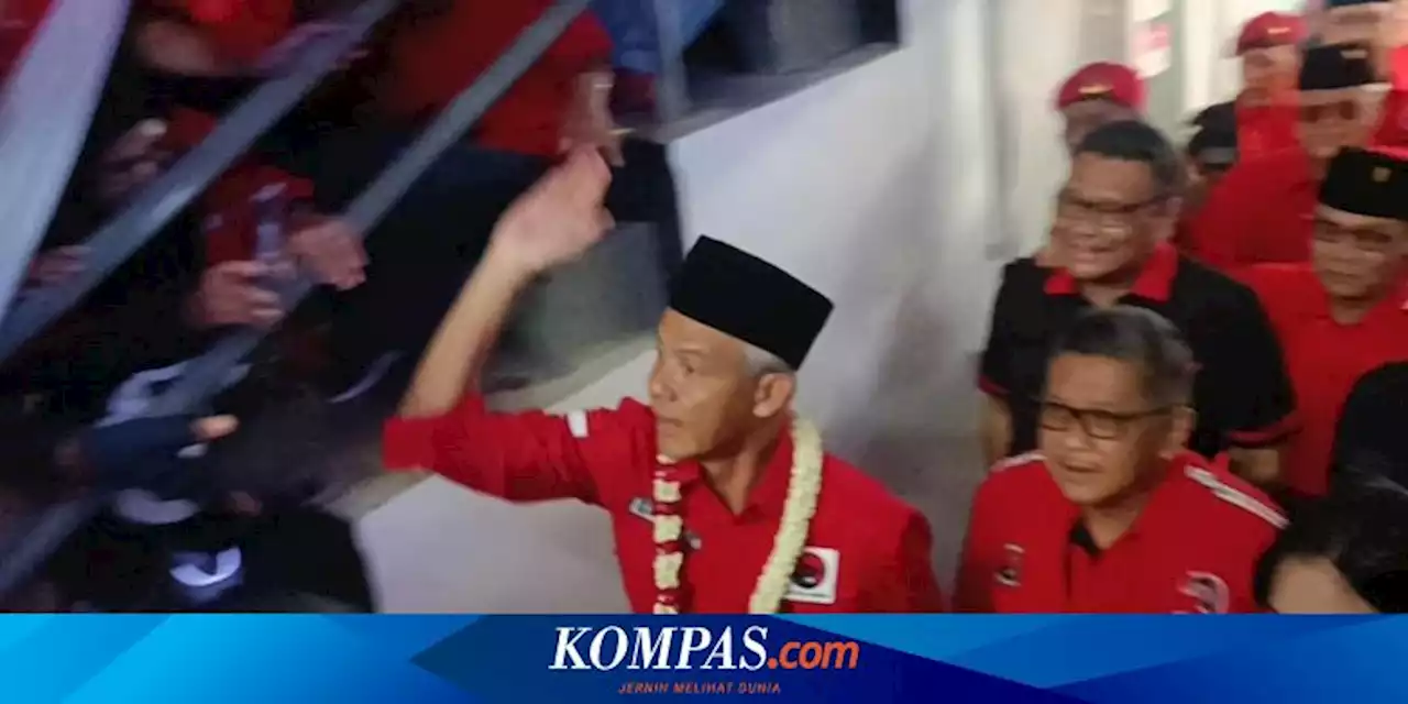 Hadiri Acara Konsolidasi PDI-P DKI, Ganjar Pranowo Diteriaki 'Presiden' oleh Kader Partai