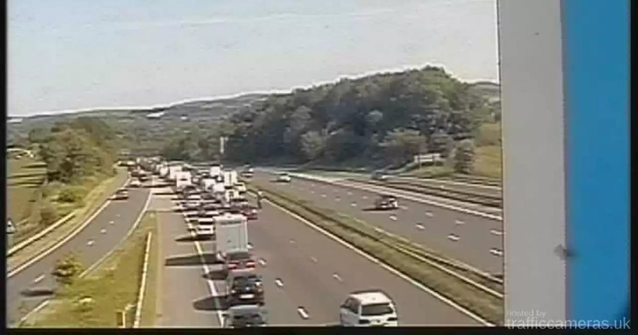 Traffic stopped in both directions on M66 due to 'police incident' - updates