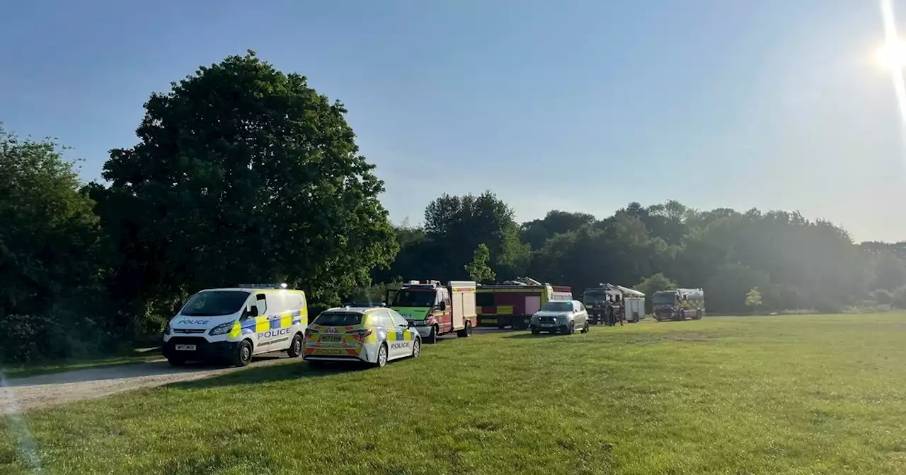 Police descend on Greater Manchester country park as boy, 14, pulled from water