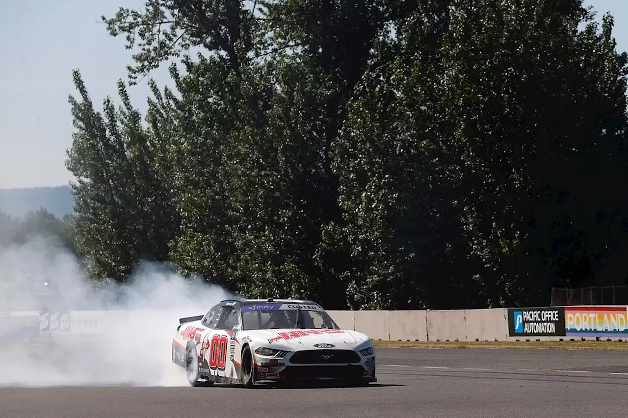 Cole Custer wins chaotic NASCAR Xfinity race at Portland