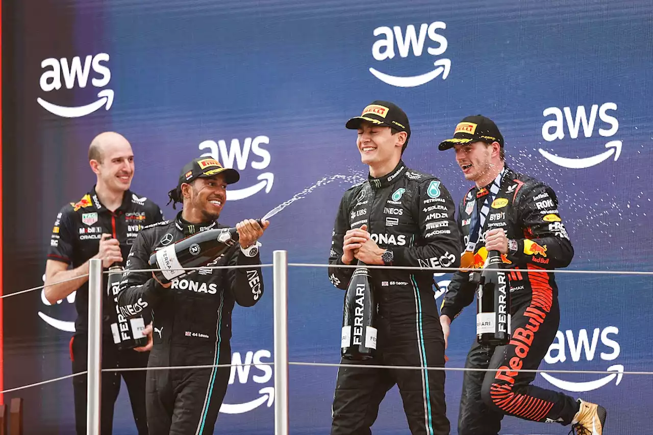 Russell: Double F1 podium &quot;a sign of things to come&quot; for Mercedes