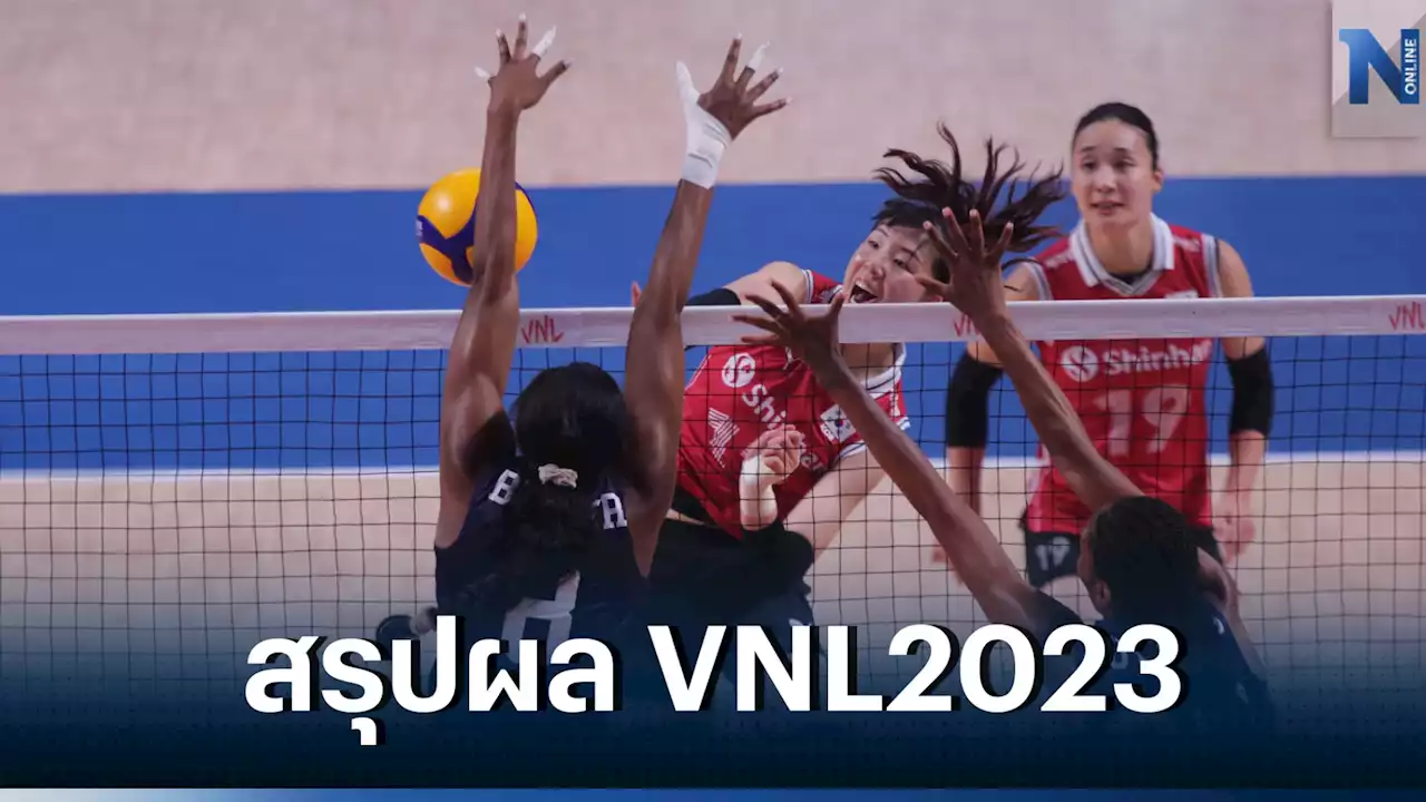 สรุปผล 'VNL2023' ทุกคู่ พร้อมตารางคะแนน-โปรแกรมวันนี้ (4 มิ.ย.)