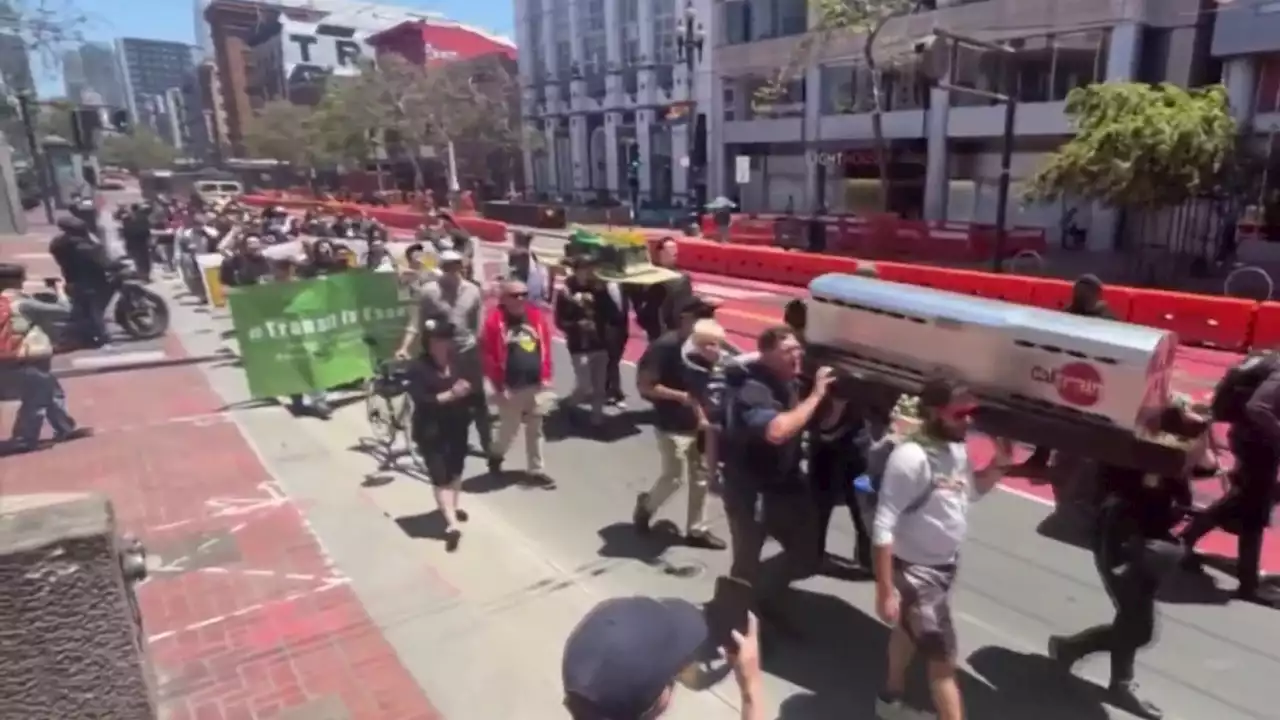 Advocates Hold Mock Funeral, Rally for Public Transit in San Francisco