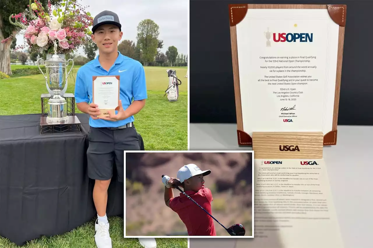 Jaden Soong, 13-year-old golf prodigy, could become youngest U.S. Open qualifier ever