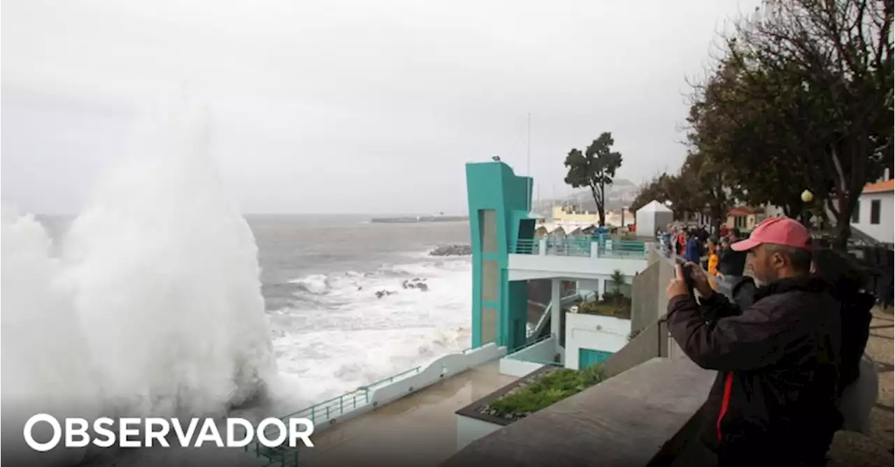 Mau tempo na Madeira afeta continente a partir de quarta-feira, mas com menos intensidade