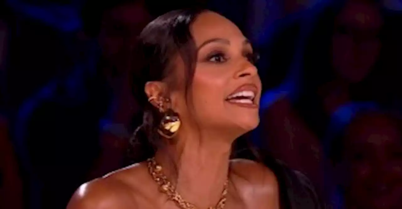 BGT's Alesha Dixon suffers wardrobe malfunction after wildcard act