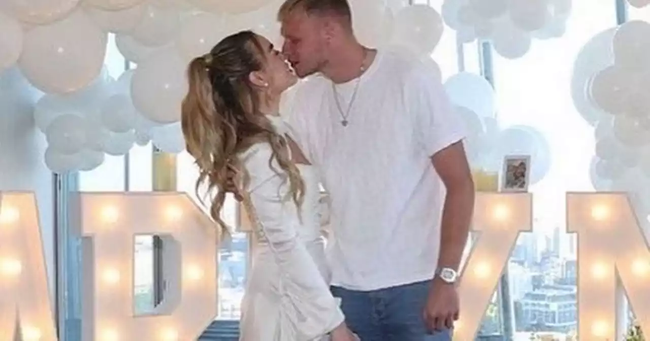 Footballer Aaron Ramsdale shows off pregnant fiancée with bump snap