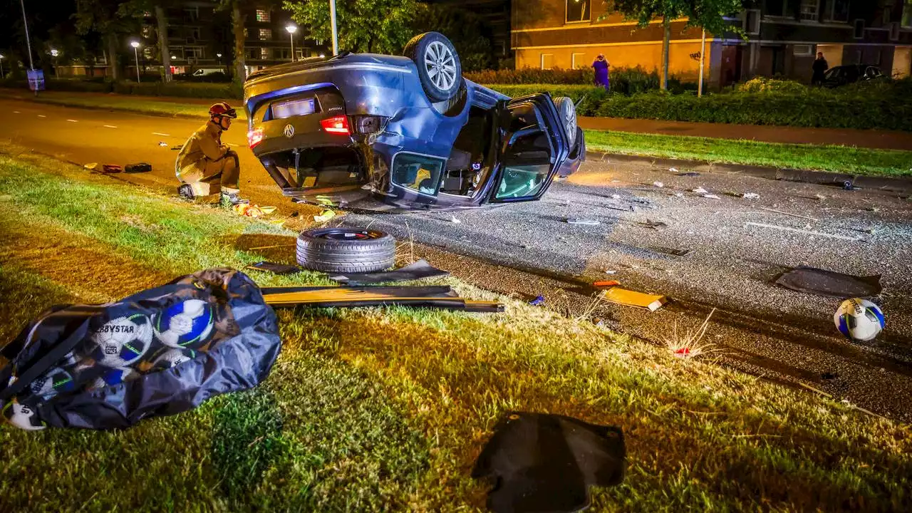 112-nieuws: auto slaat over de kop in Eindhoven • auto botst op boom Rijen