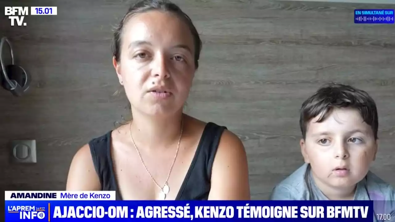 Ajaccio-OM: le témoignage glaçant des parents du petit Kenzo après leur agression