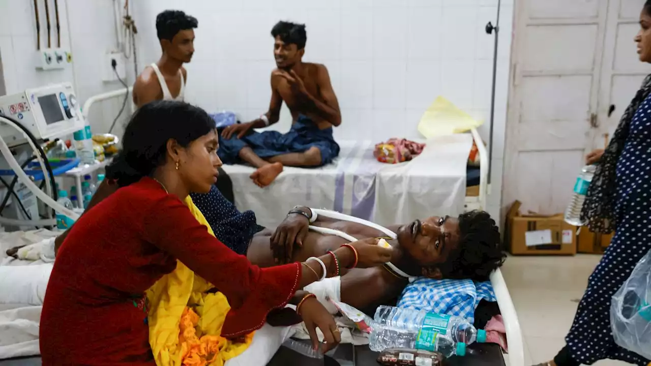 India train crash: Hospital resembles a war zone in town on front line of overwhelming tragedy