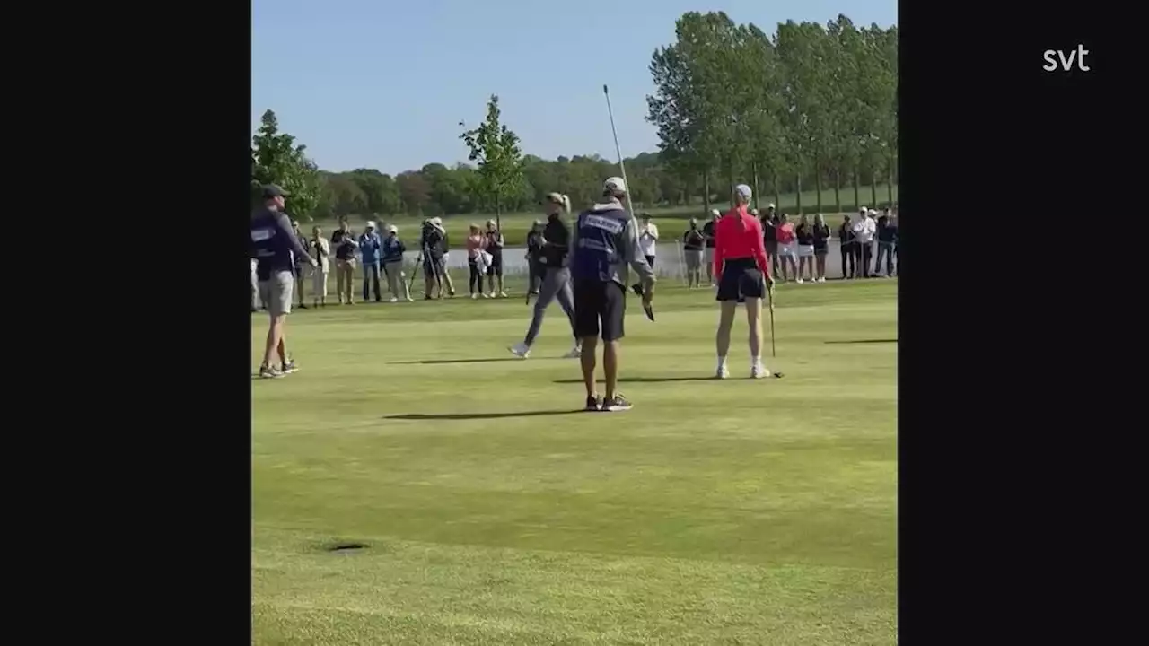 Golf: Doldisen Lisa Pettersson vann efter eagle på sista hålet