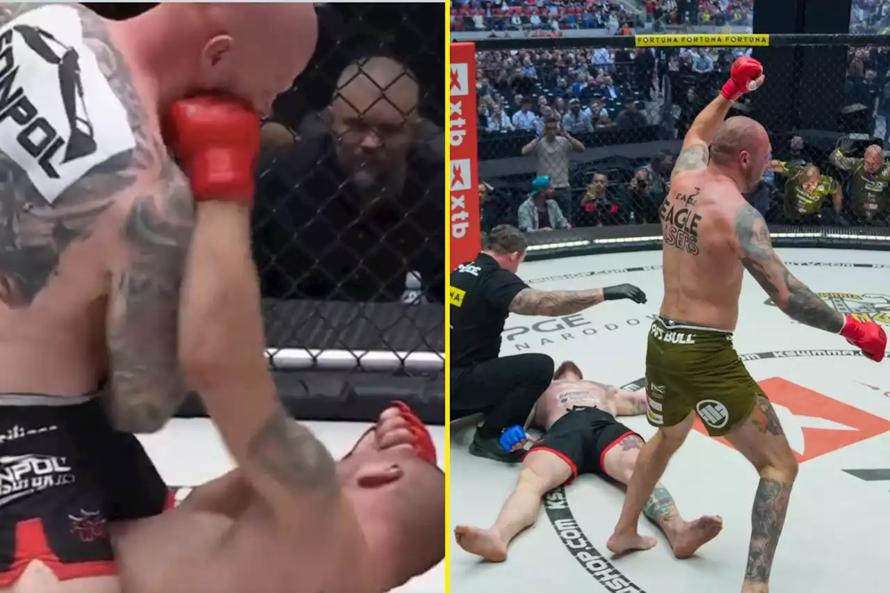 Former world champion boxer who lost title to Usyk pulls off insane MMA KO