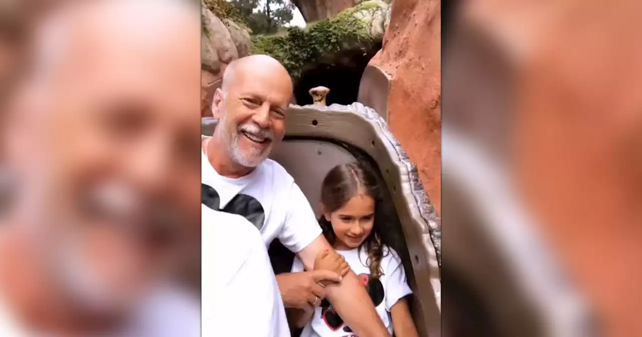 See Bruce Willis enjoy Disneyland with family in heartwarming throwback video