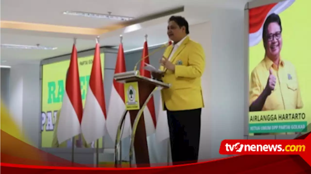 Airlangga Hartarto Bongkar Hasil Rakernas Partai Golkar, Masih Berjuang Proporsional Terbuka