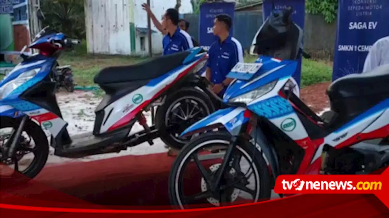 Pelajar SMK Sukses Konversi Motor BBM Jadi Motor Listrik