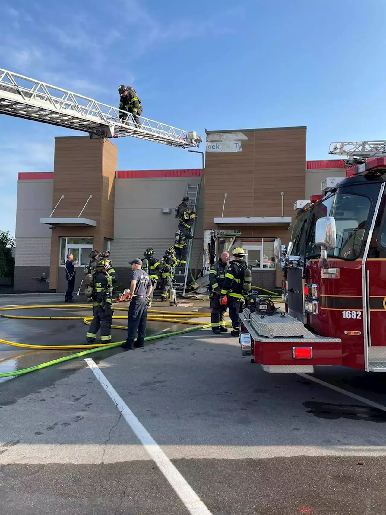 Brownsburg Fire Territory battle fire at Burger King