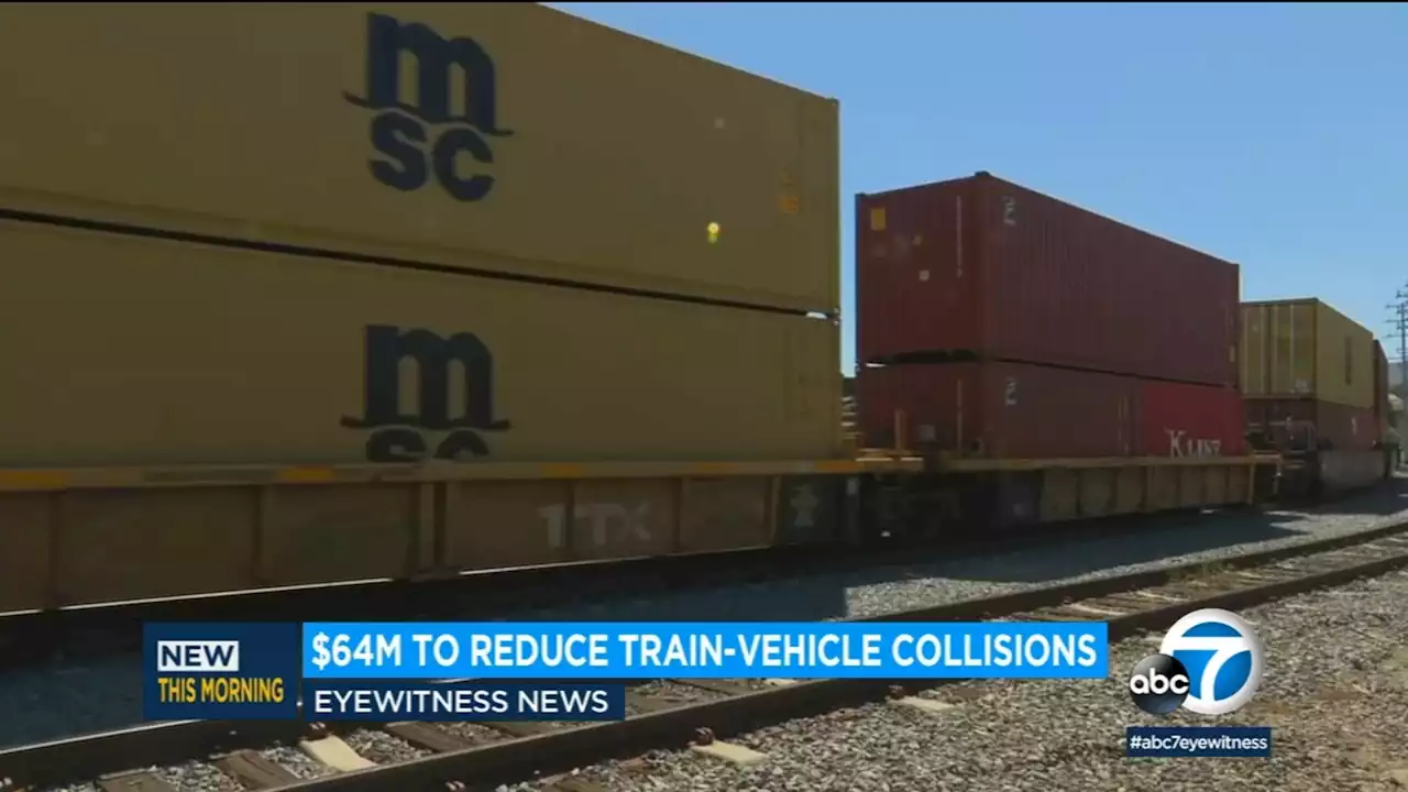 $64M federal grant will help California improve rail crossings, reduce train-car collisions