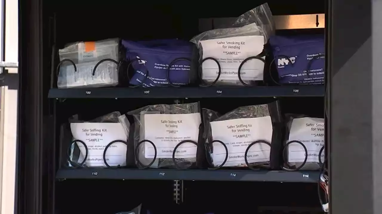 New York City's 1st public health vending machine offers naloxone to help fight overdose crisis