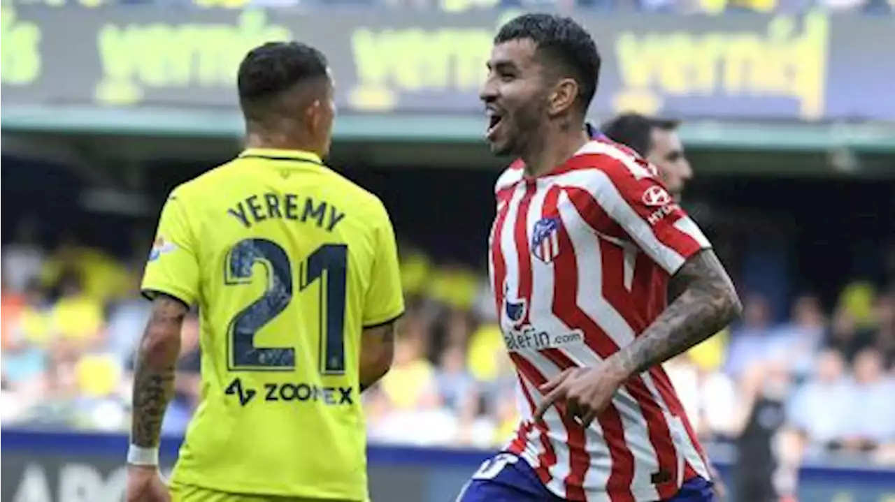 Ángel Correa marcó dos goles en el empate que privó al Atlético del subcampeonato