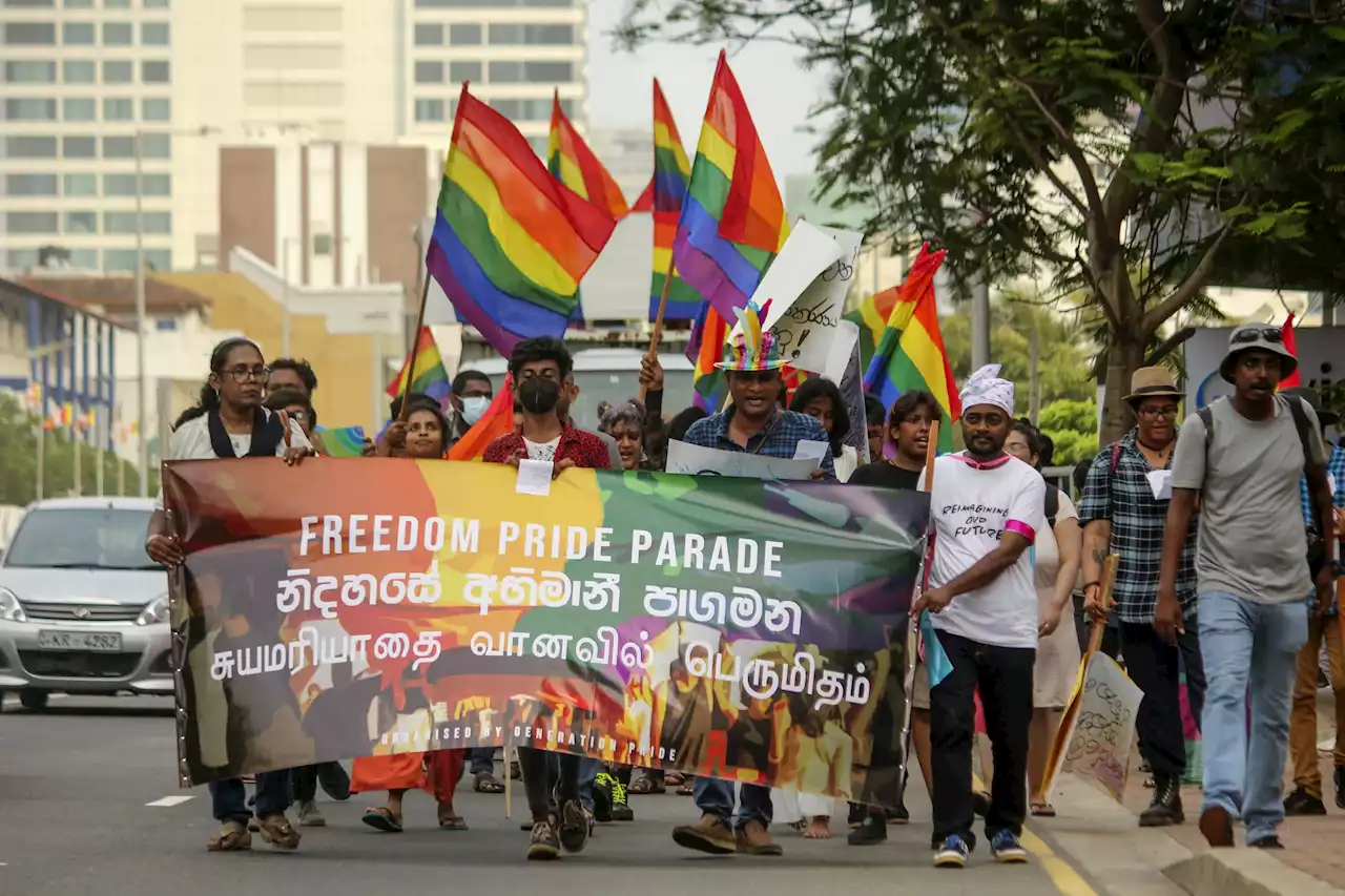 Sri Lanka's LGBTQ+ community holds Pride march, demands end to discrimination