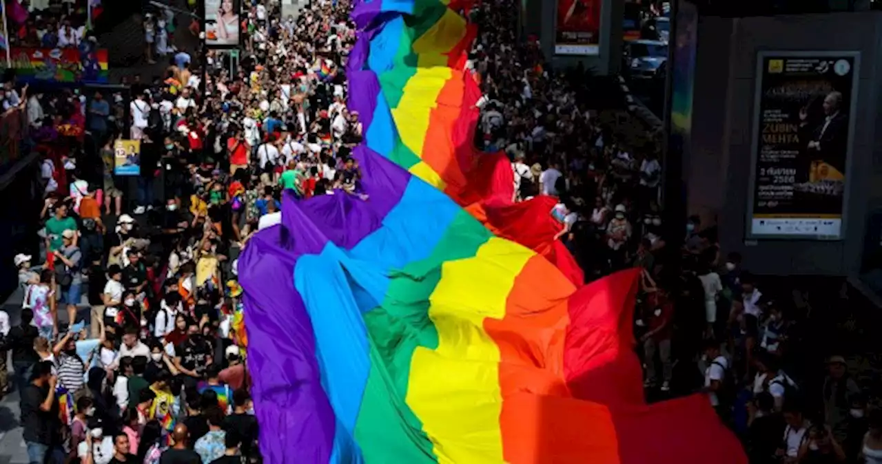 Thai PM frontrunner attends Pride parade, promising same-sex marriage, gender identity rights