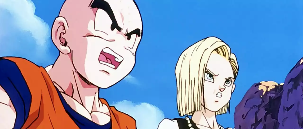 Arte nos revela cómo fue la primera cita de Krillin y Androide 18