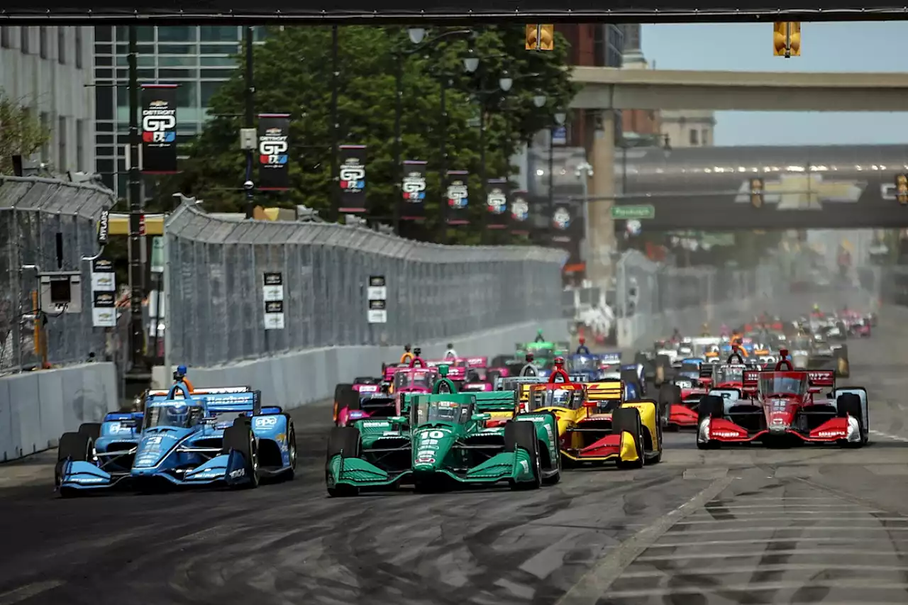 Detroit street track “really came alive” during IndyCar race