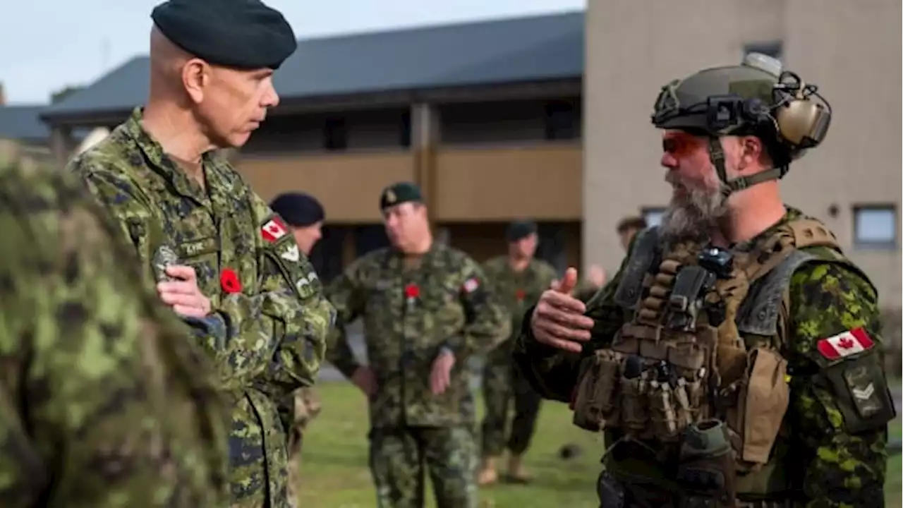 An 'embarrassing' gear shortage has Canadian troops in Latvia buying their own helmets | CBC News