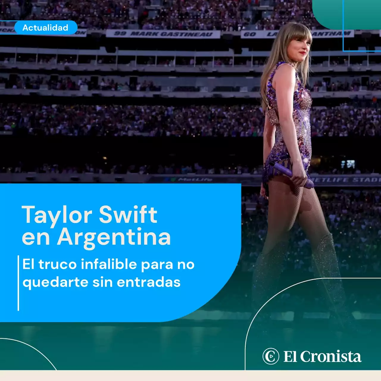 Taylor Swift en la Argentina 2023: el truco infalible para no quedarte sin entradas