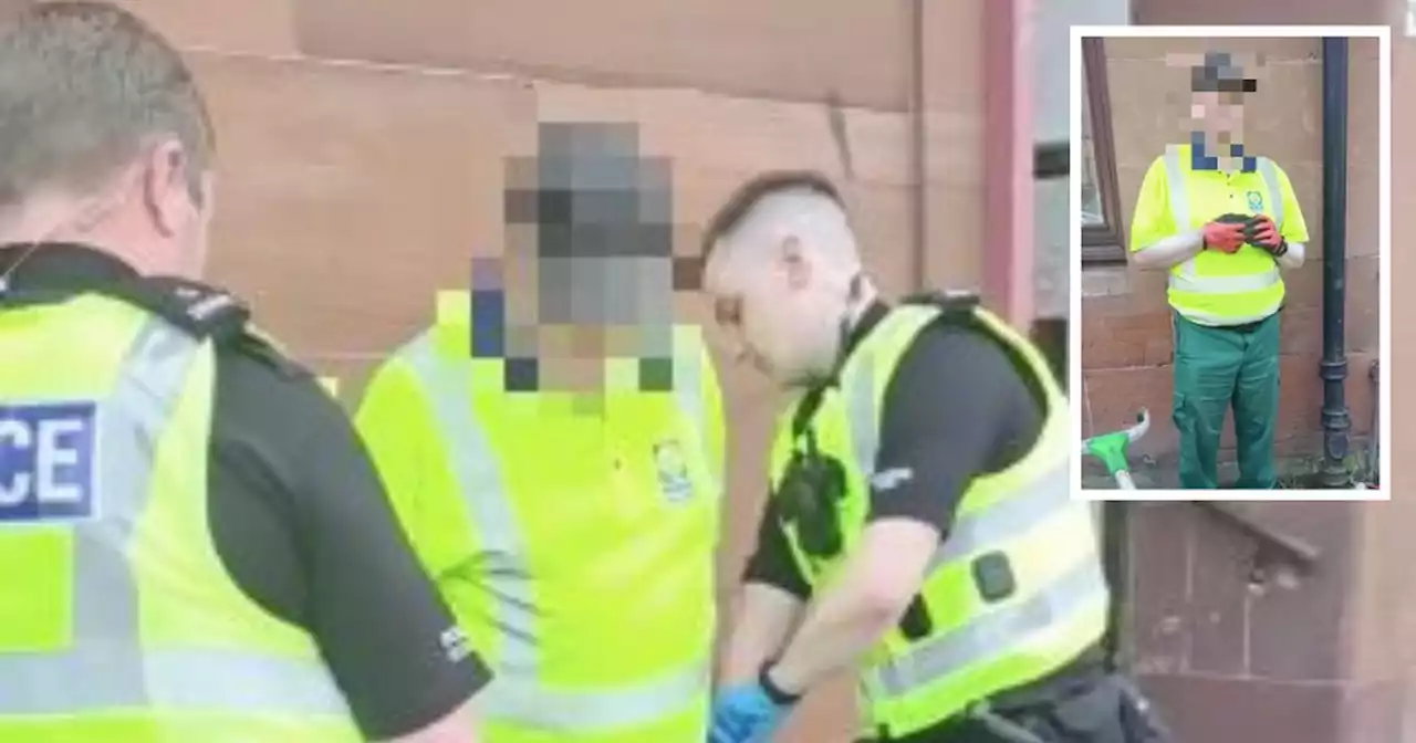 Glasgow council worker arrested after being snared in alleged paedo hunter sting