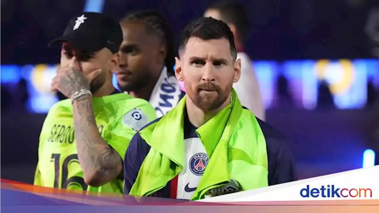 Detik-detik Messi Cabut Disusul Neymar di Pesta Juara PSG