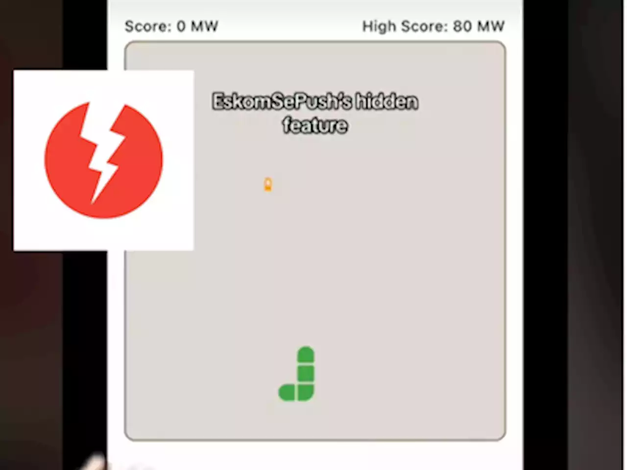 Did you know you can play 'Snake' on Eskom Se Push?
