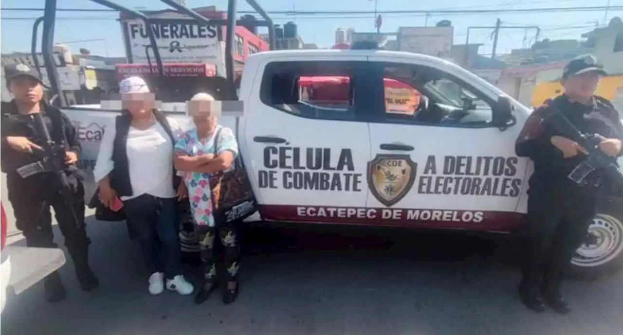 Ecatepec: Caen dos mujeres por movilizar a ciudadanos para votar en favor de Alejandra del Moral