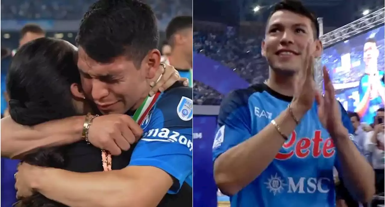 VIDEO: ¡EMOTIVO! Chucky Lozano llegó a las lágrimas tras recibir su medalla de campeón de Italia | El Universal