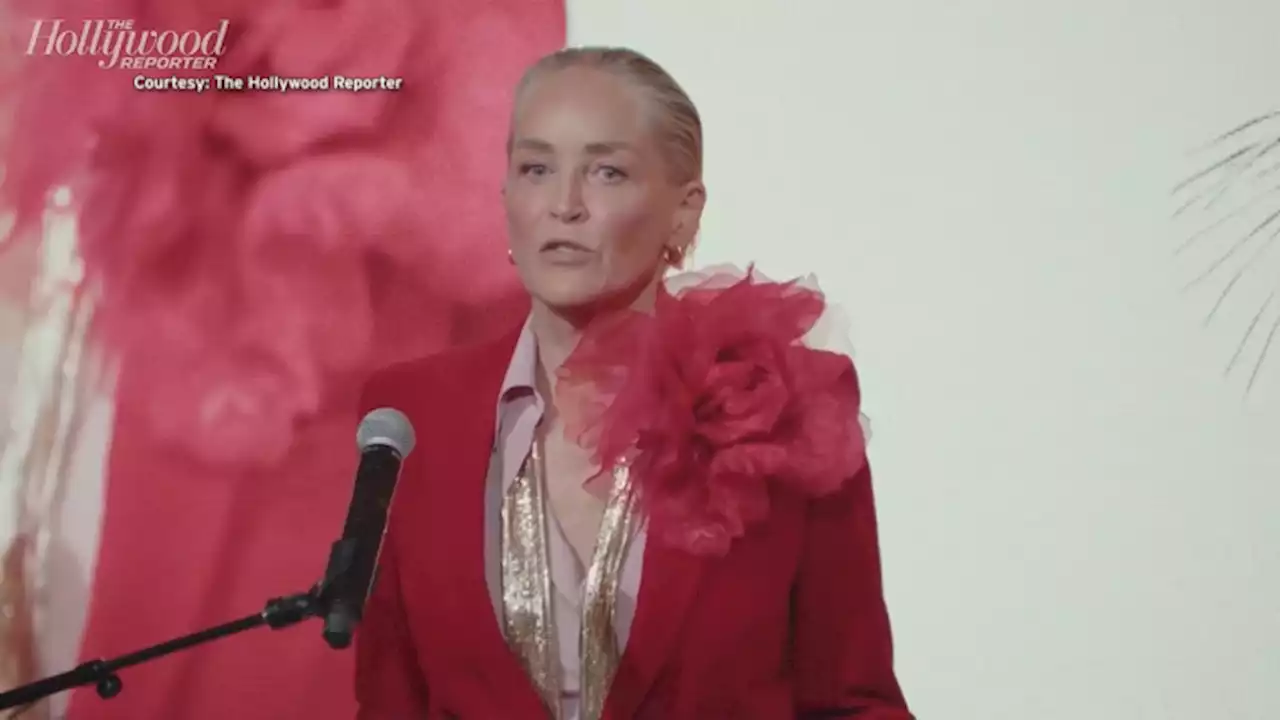 Sharon Stone Gives Emotional Speech About Suffering A Stroke