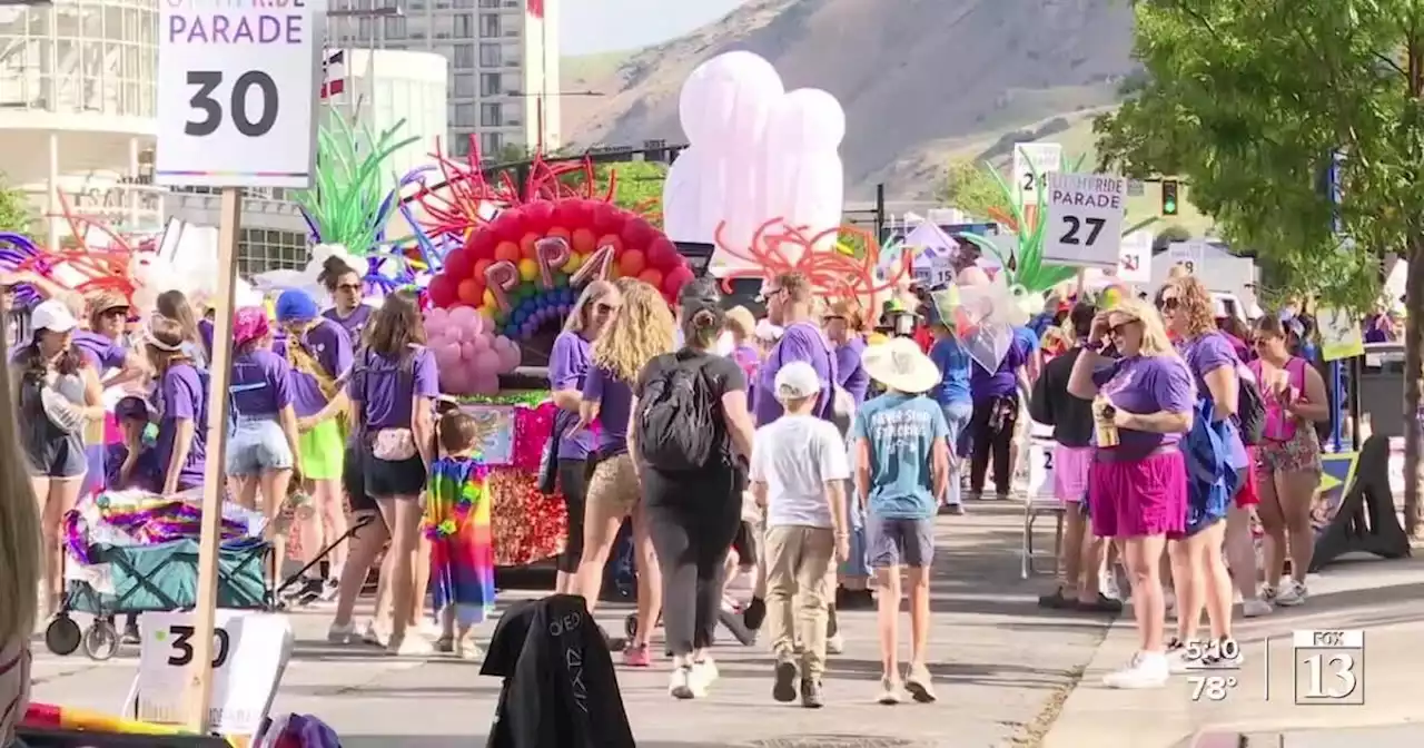 Pride Parade in downtown Salt Lake City gives LGBTQ+ community a chance to celebrate