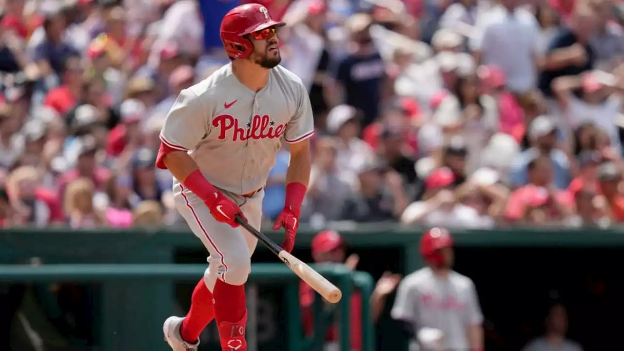 Kyle Schwarber, Drew Ellis homer twice as Phillies beat Nationals 11-3