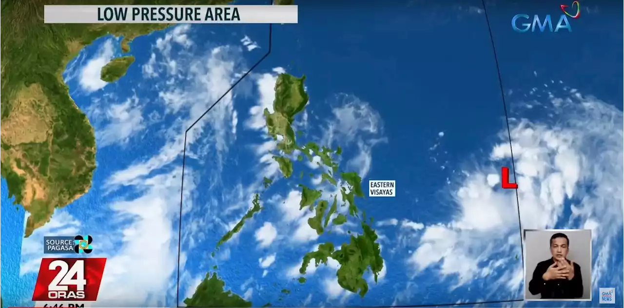 PAGASA: LPA inside PAR may develop into storm