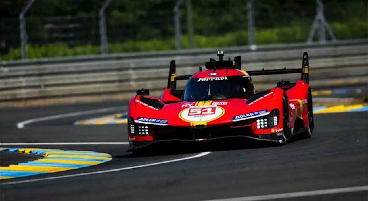 Ferrari domina la prima giornata di test alla 24 Ore di Le Mans tra le Hypercar e le GT