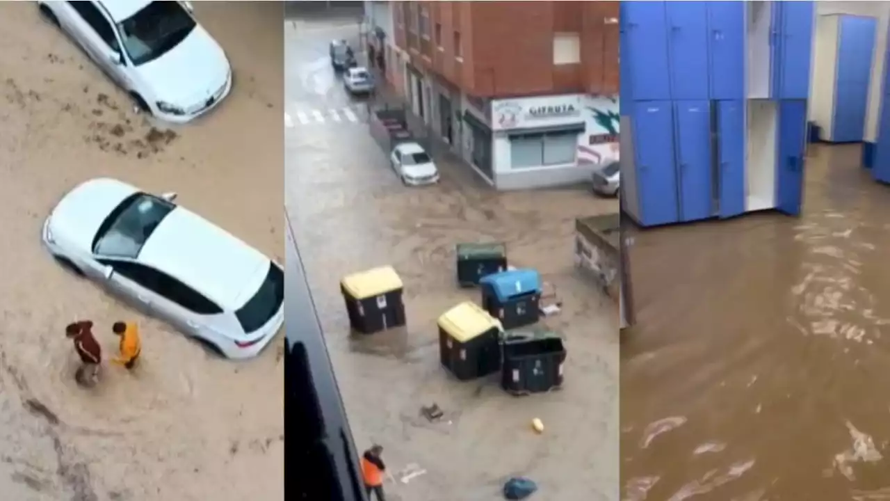 Teruel trata de recuperarse de la tromba de agua caída el fin de semana