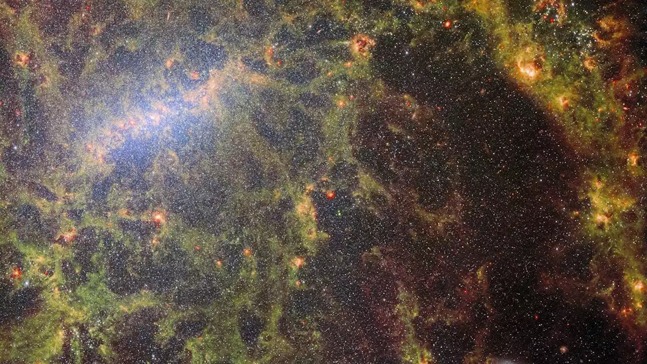 James Webb captures detailed image of star birth in barred spiral galaxy