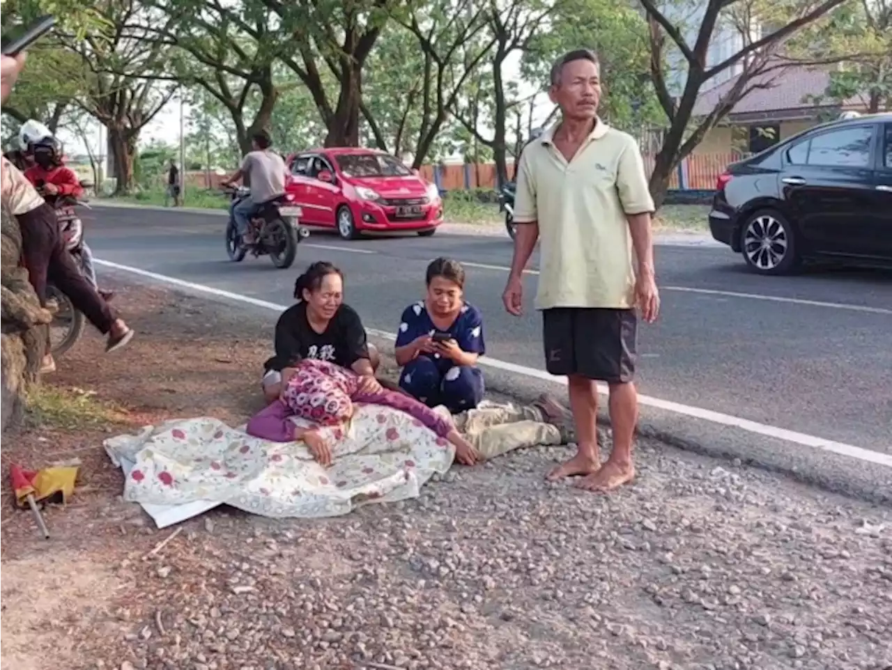 TKP Laka Lantas Pak Ogah Dilengkapi Warning Light