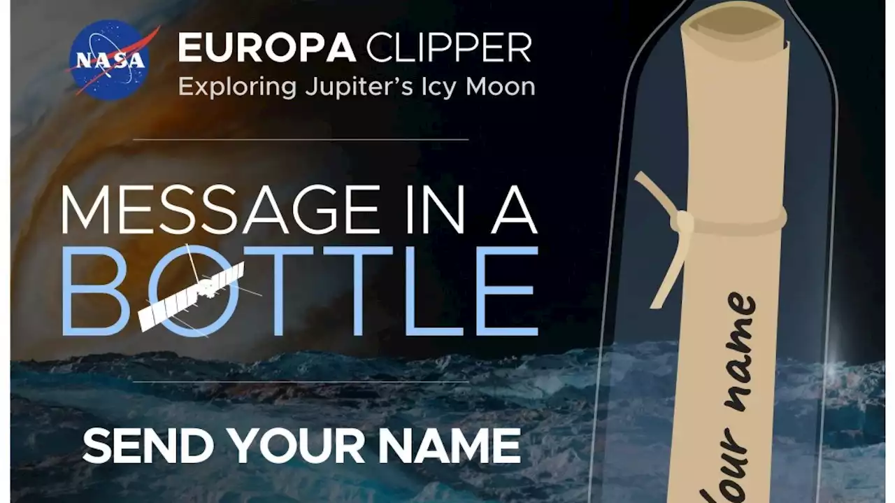 Inscrivez votre nom sur la sonde qui part pour Europe, la lune de Jupiter