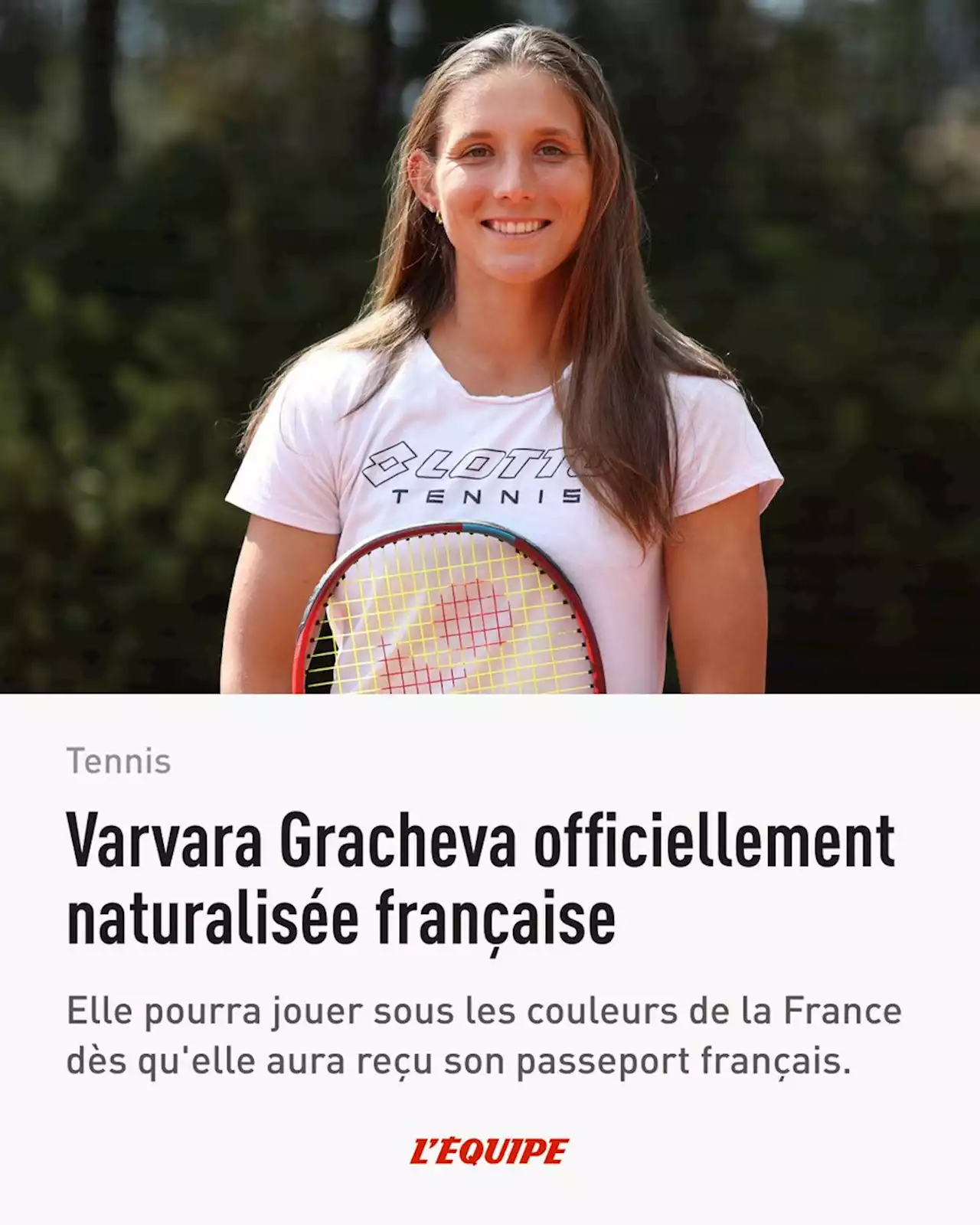 Varvara Gracheva officiellement naturalisée française