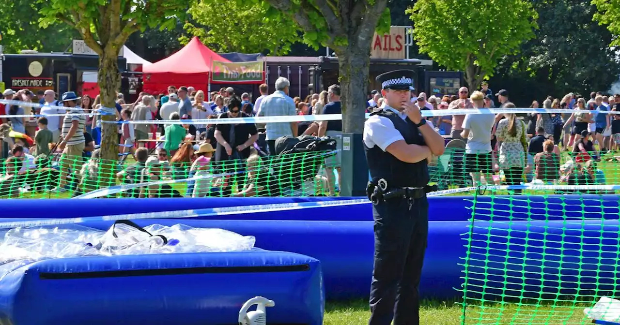 Boy, 9, rushed to hospital after zorb accident at Southport festival